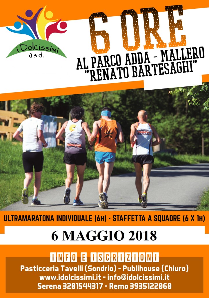 Locandina 6 ore parco Bartesaghi 2018